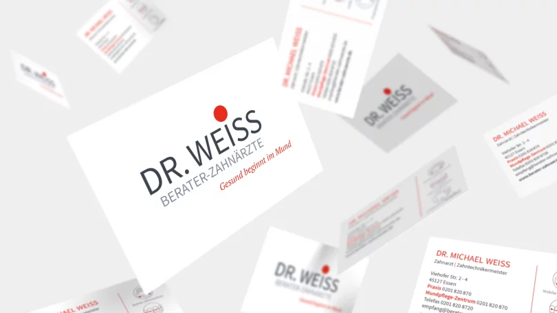 Projekt Dr. Weiss, Visitenkarten