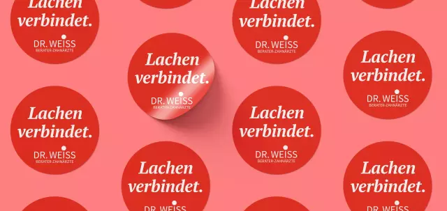 corporate design zahnarzt aufkleber print