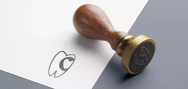 stempel zahnarztpraxis terminkarten