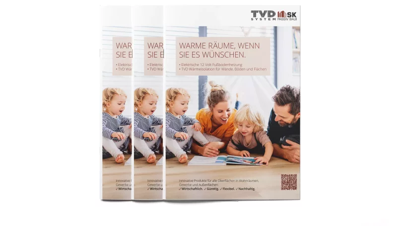 produkt broschüre fußbodenheizung