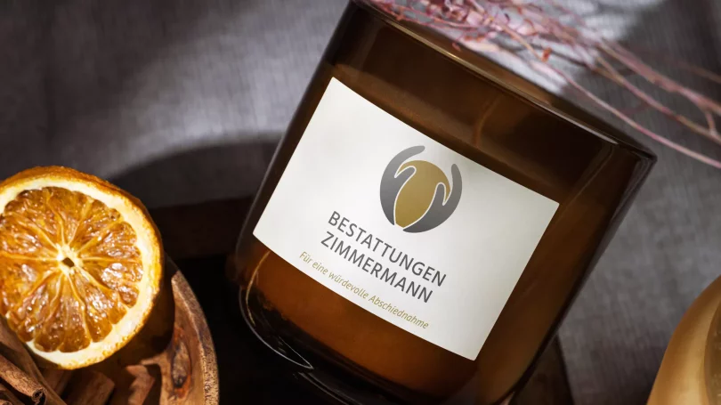 werbeartikel bestatter corporate design